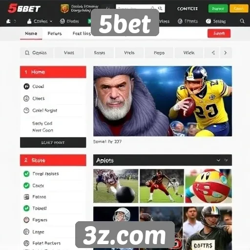 Funcionalidades do site 5bet analisadas